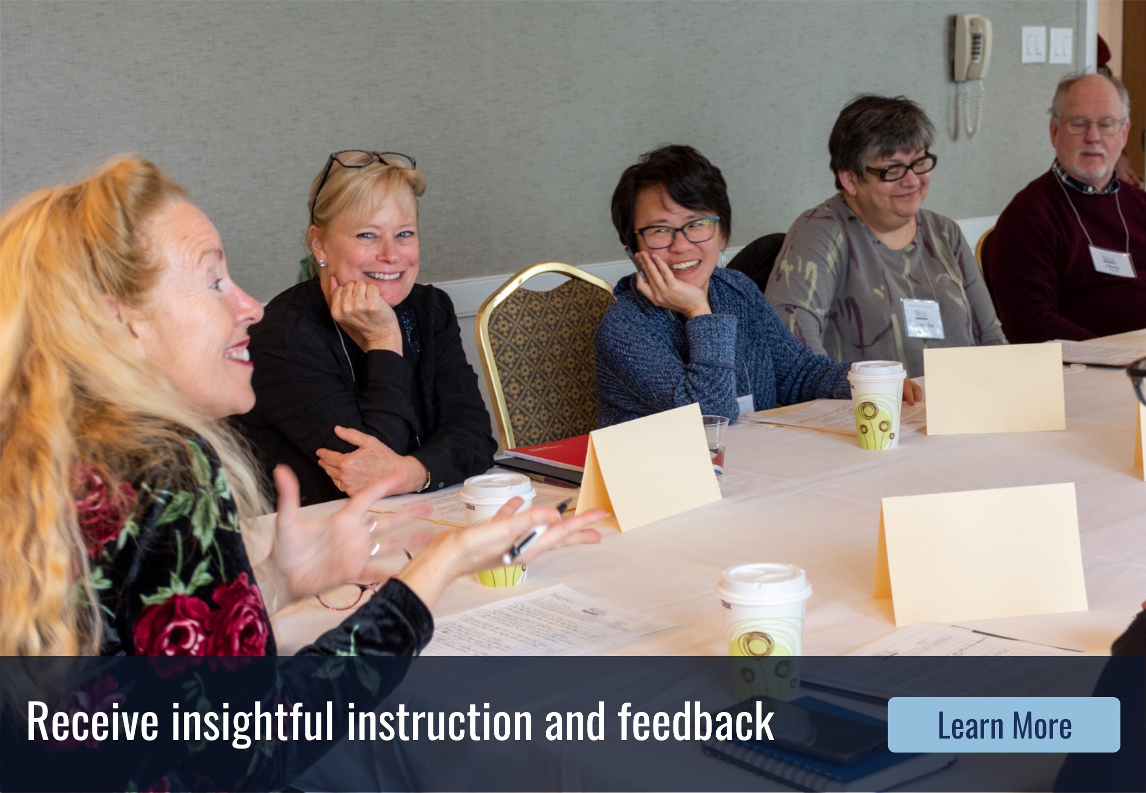 Receive insightful instruction and feedback